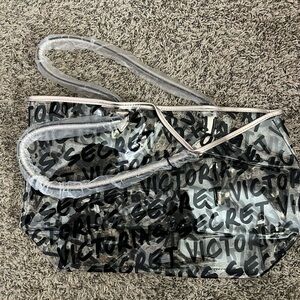 Victoria's Secret Transparent Black Tote